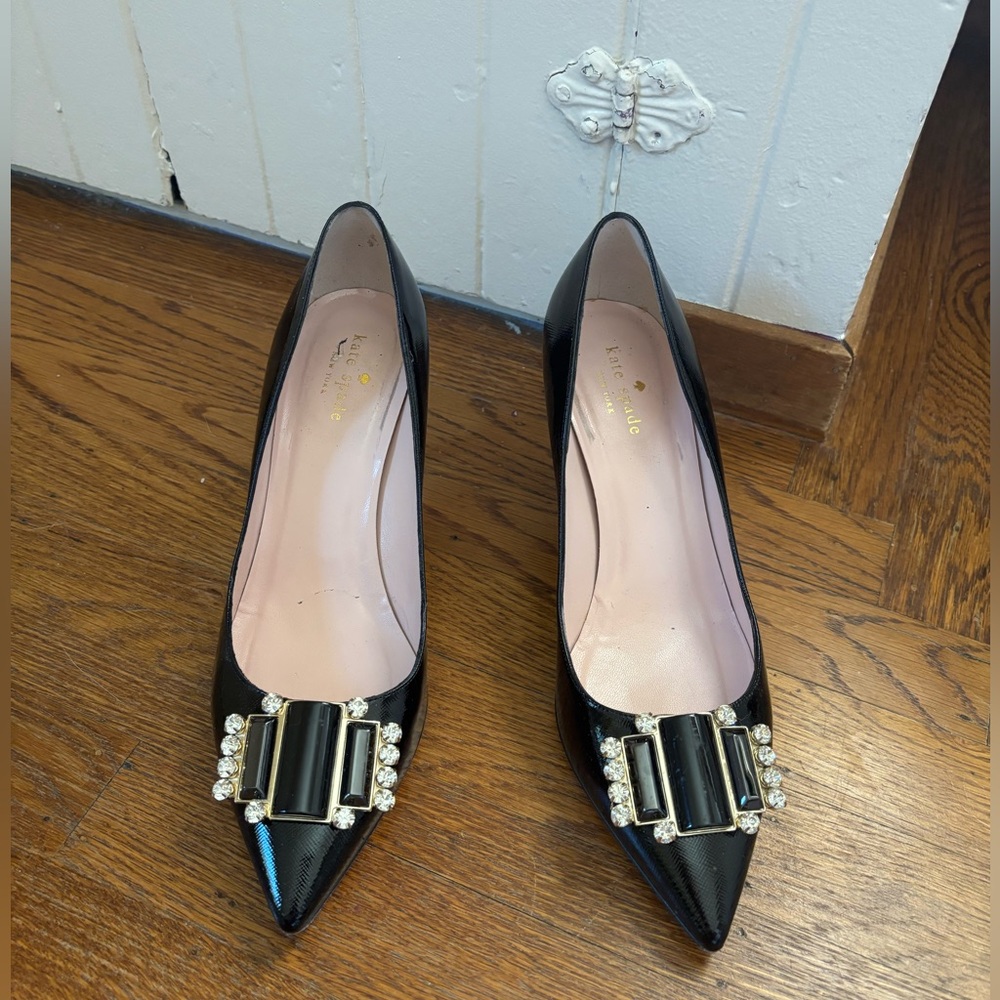 Kate Spade Laylee Pump with Jeweled Pointy Toe